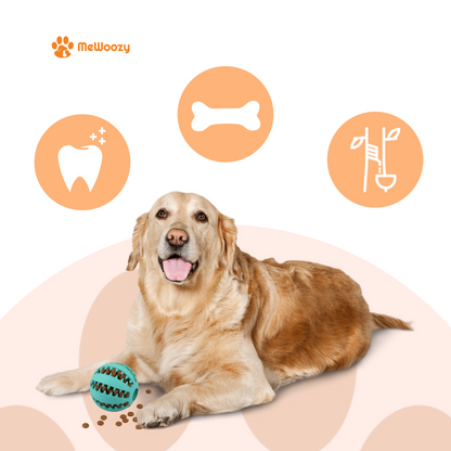 Dog Toy Ball – With Teeth Cleaning Effect