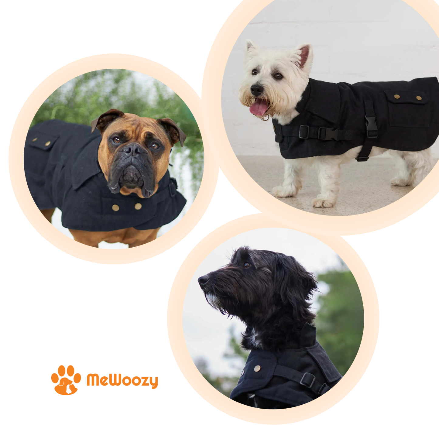 Waterdichte Hondenjas Met Flanelvoering – Voor Warme Wandelingen