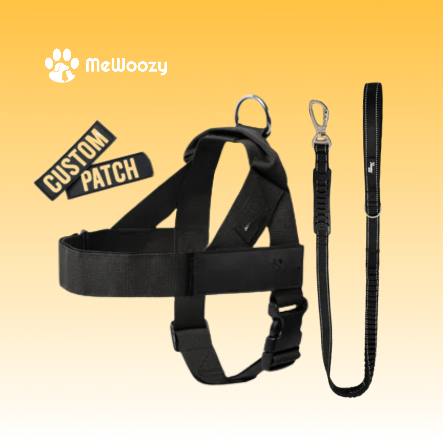 Dog Harness with Leash and Name Tag – For Comfortable Walks