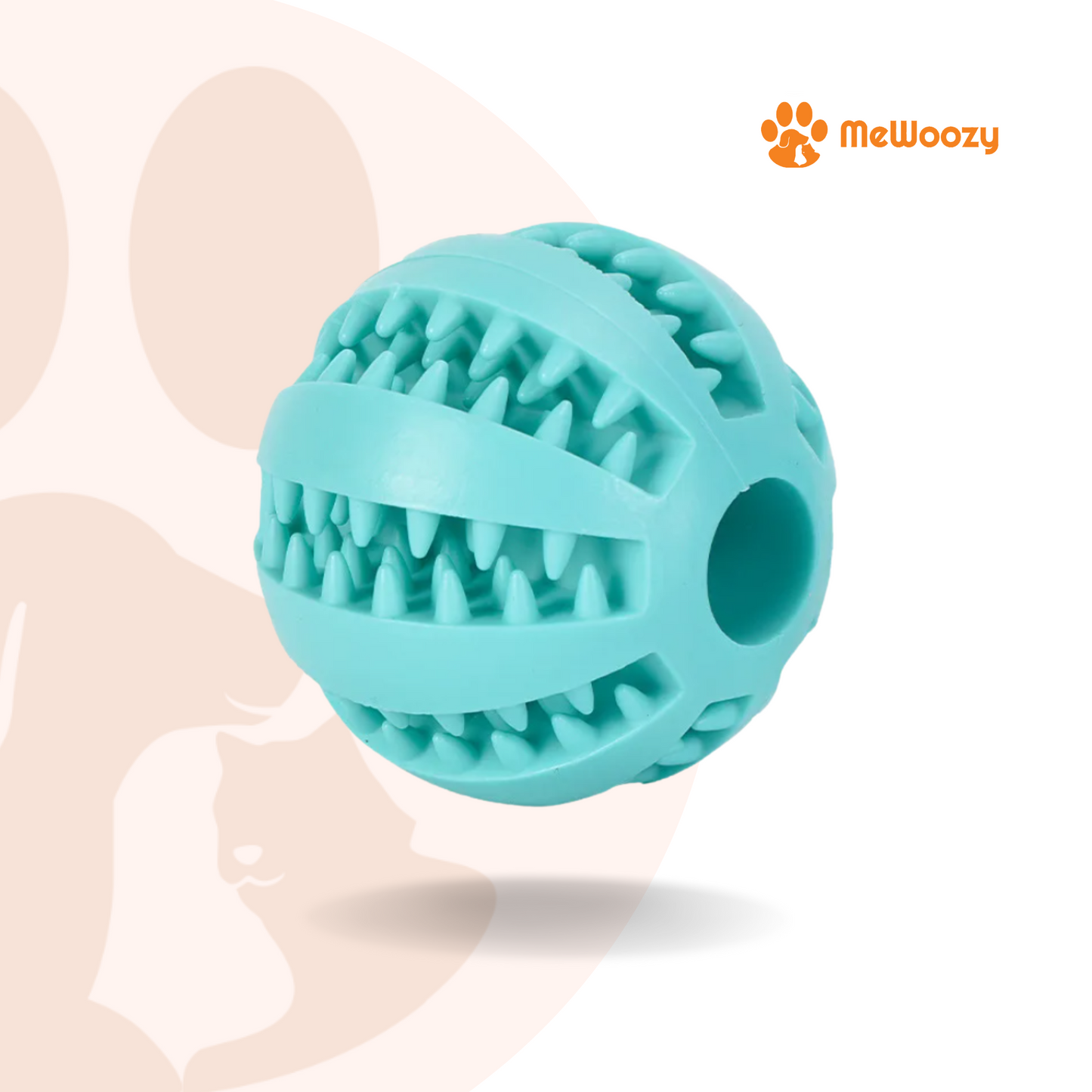 Dog Toy Ball – With Teeth Cleaning Effect