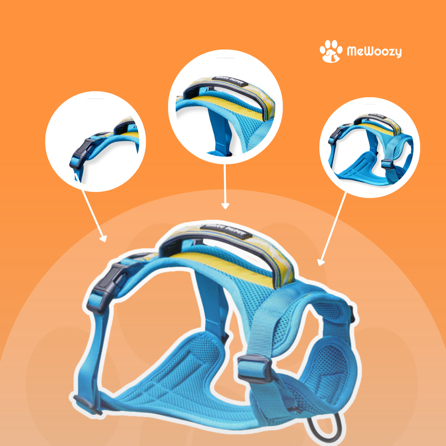 Lightweight Mesh Dog Harness – For Adventurous Walks