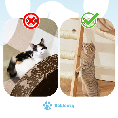 Wandklimmer Voor Katten – Met Hangmat En Krabvlak