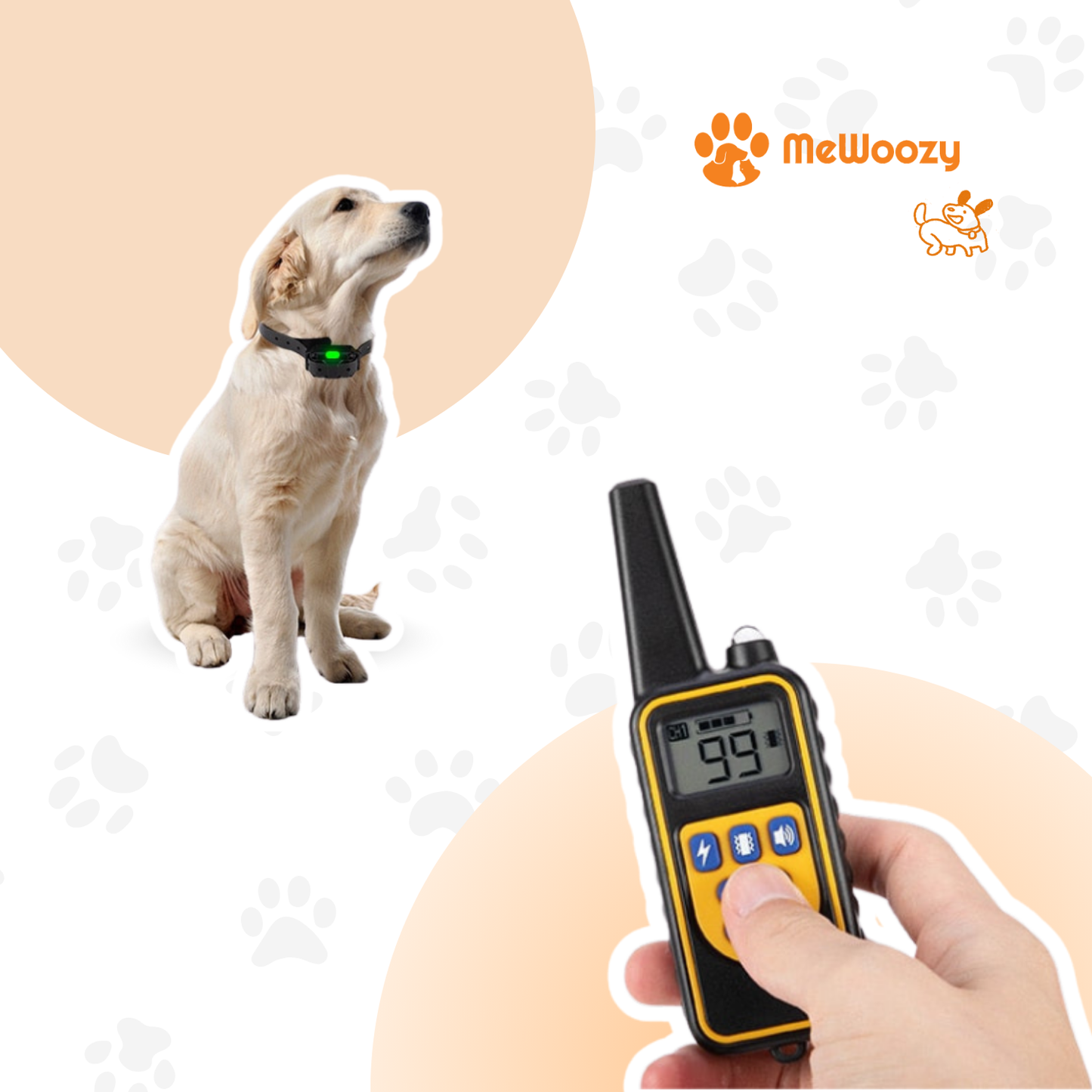 Hondentrainingshalsband Met Afstandsbediening – Voor Rustige Wandelingen
