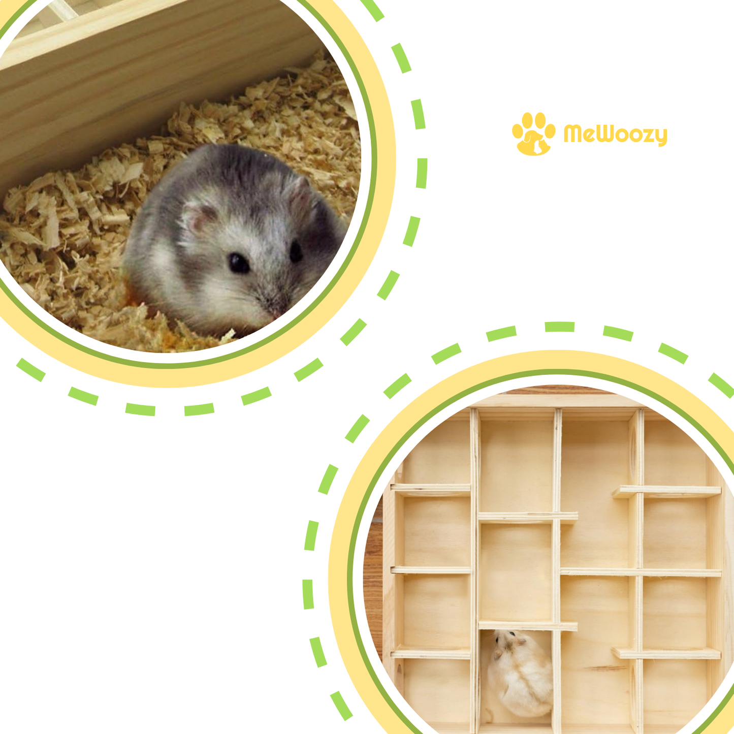 Houten Hamster Doolhof Met Glaspaneel – Voor Slim Spelplezier