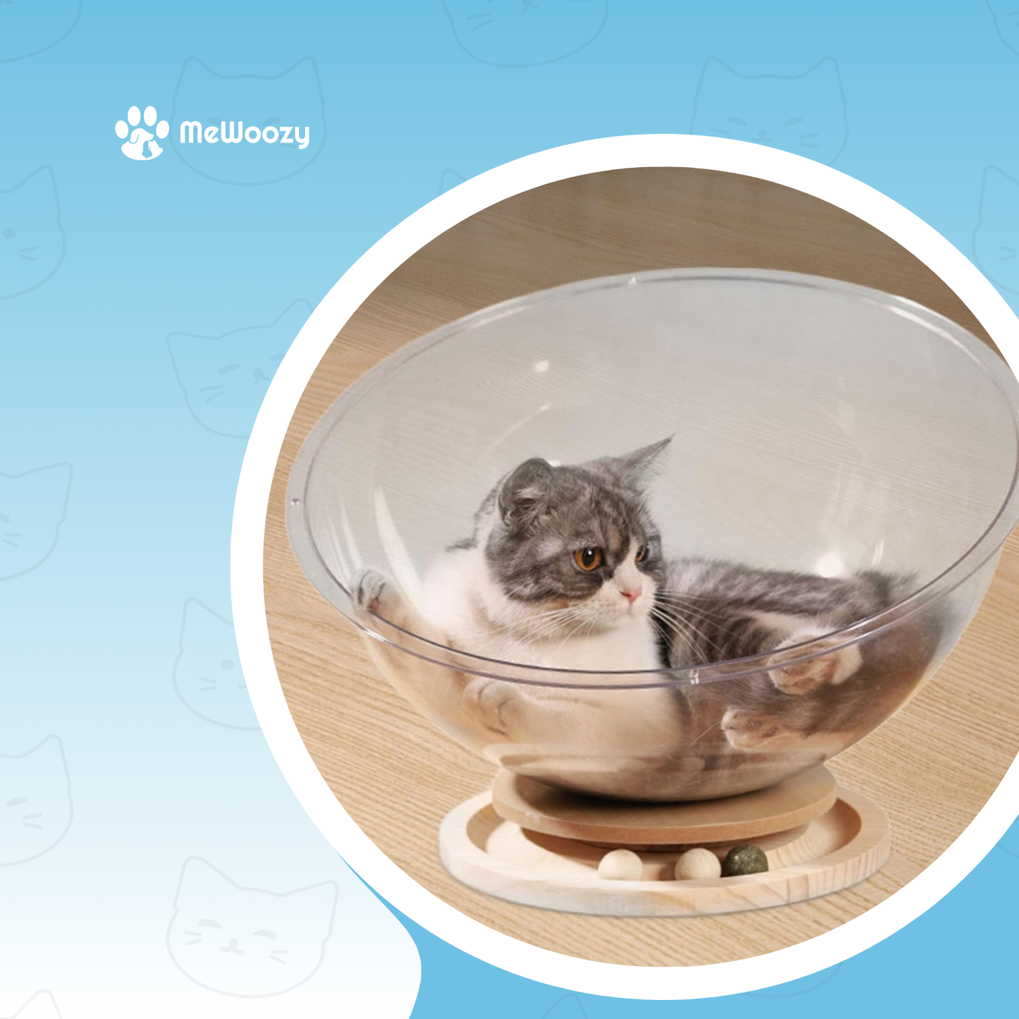 Kattenslaapkogel Met Speelbaan – Voor Spel En Gezellige Rust