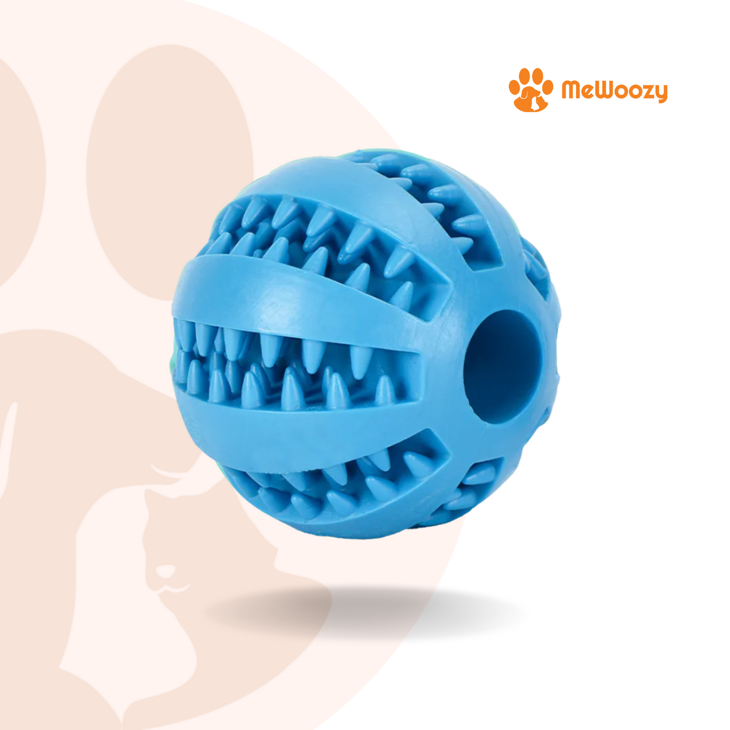 Dog Toy Ball – With Teeth Cleaning Effect
