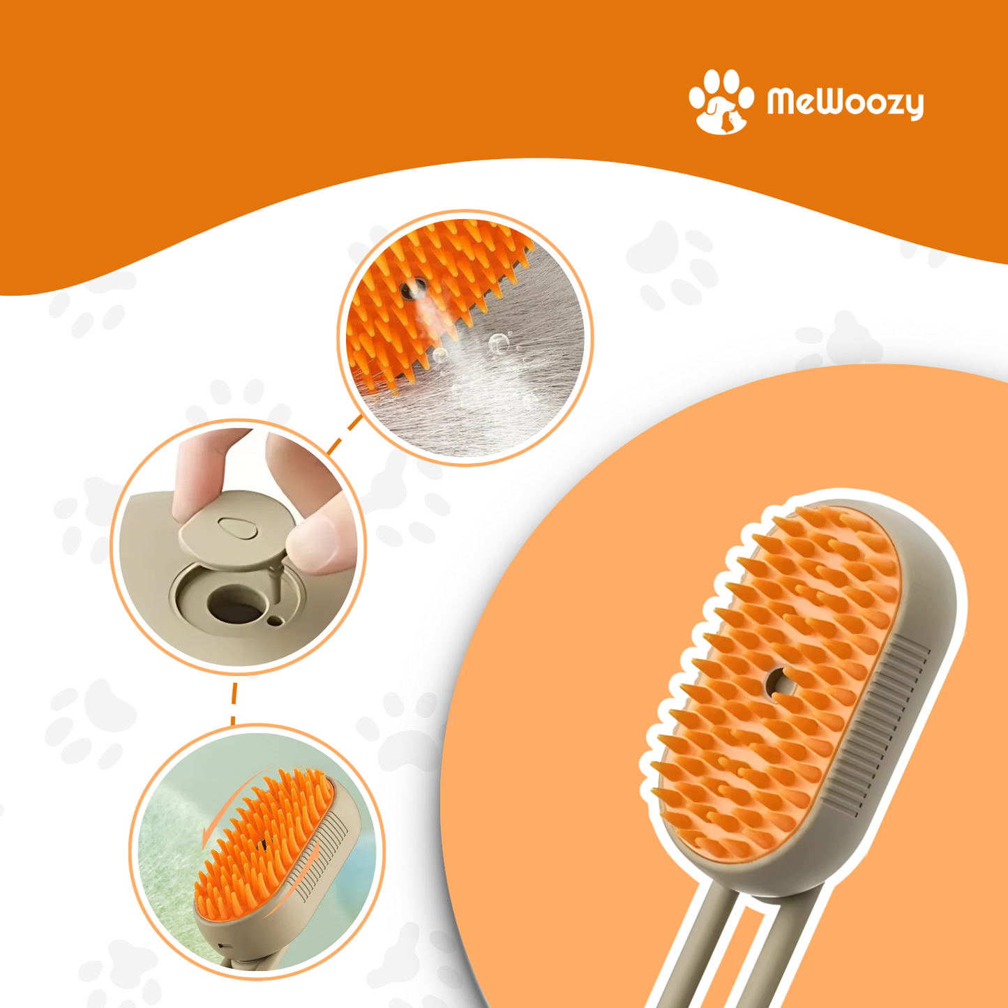 Stoomborstel Voor Huisdieren – Voor Zachte En Glanzende Vacht