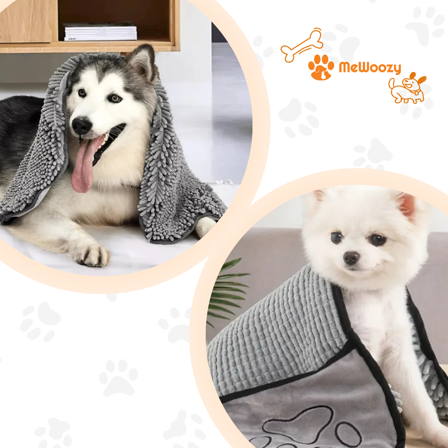 Honden Drooghandschoen Microvezel – Voor Sneller Drogen Thuis