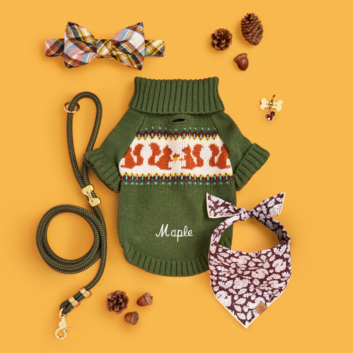 Eekhoorn Bandana Voor Honden