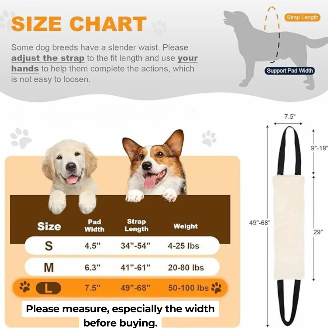 Dog Lifting Strap – For Recovery After Surgery or Injury