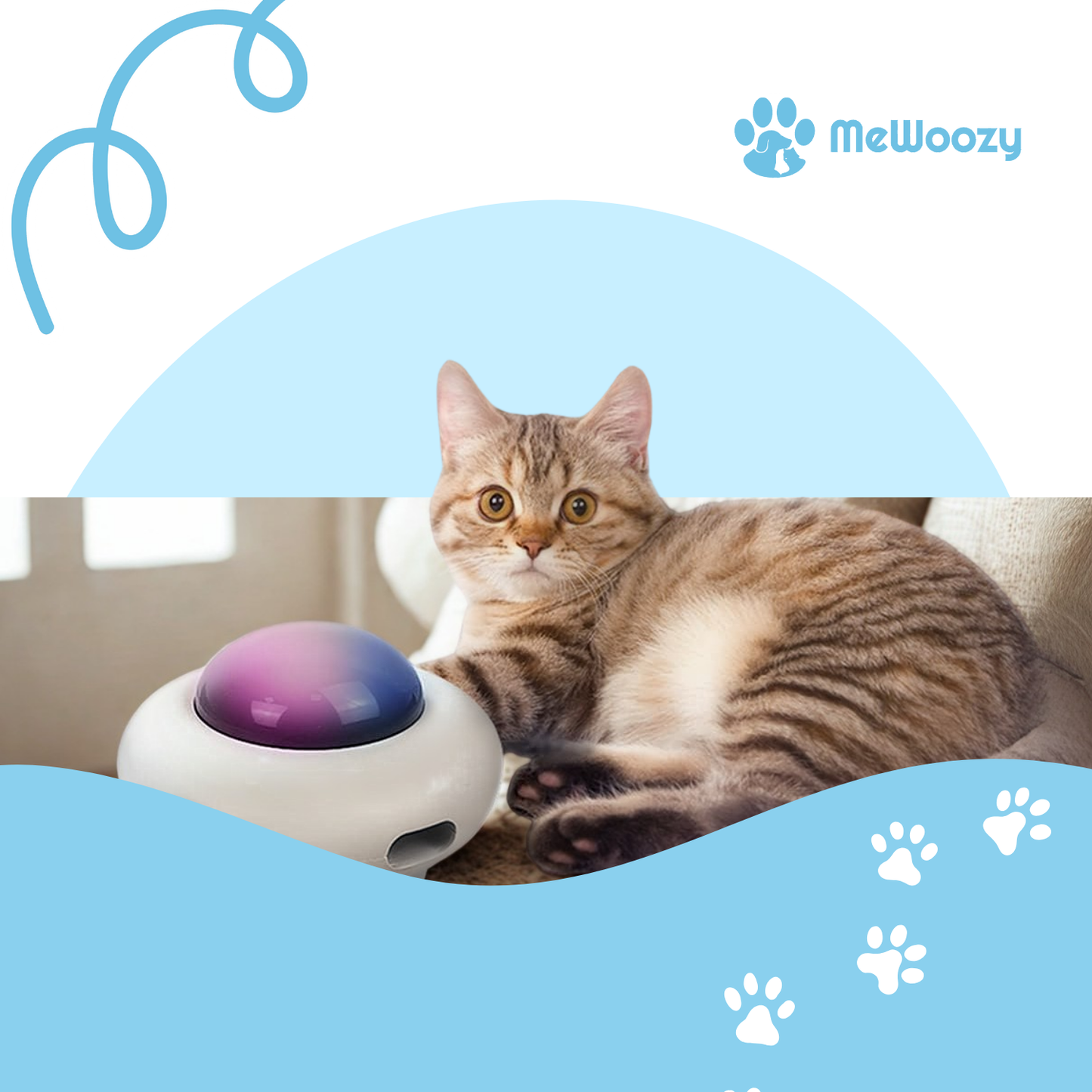 Interactieve Katten UFO Speelbal – Voor Slim En Alleen Spel