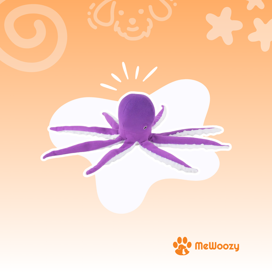 Pluchen Octopus Hondenspeeltje