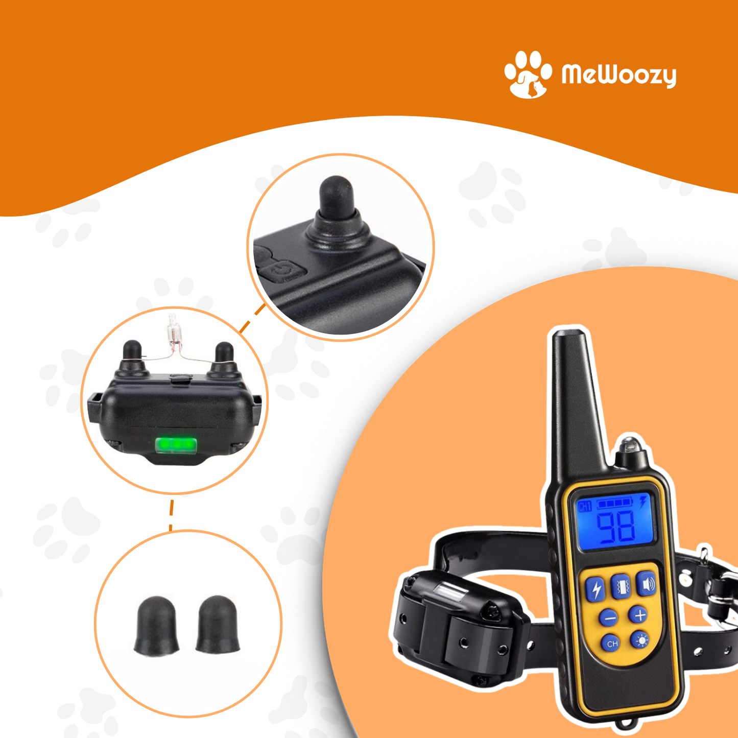 Hondentrainingshalsband Met Afstandsbediening – Voor Rustige Wandelingen