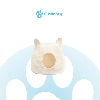 Sneeuwwitte Vilten Kattenmand