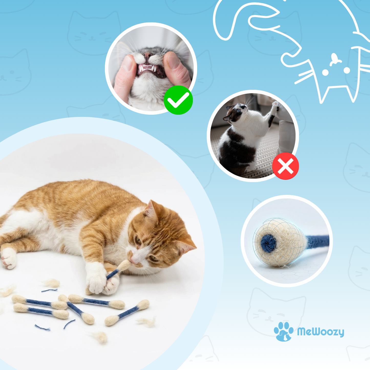 Vilten Kattenspeeltje – Voor Bijten, Schoppen En Spel