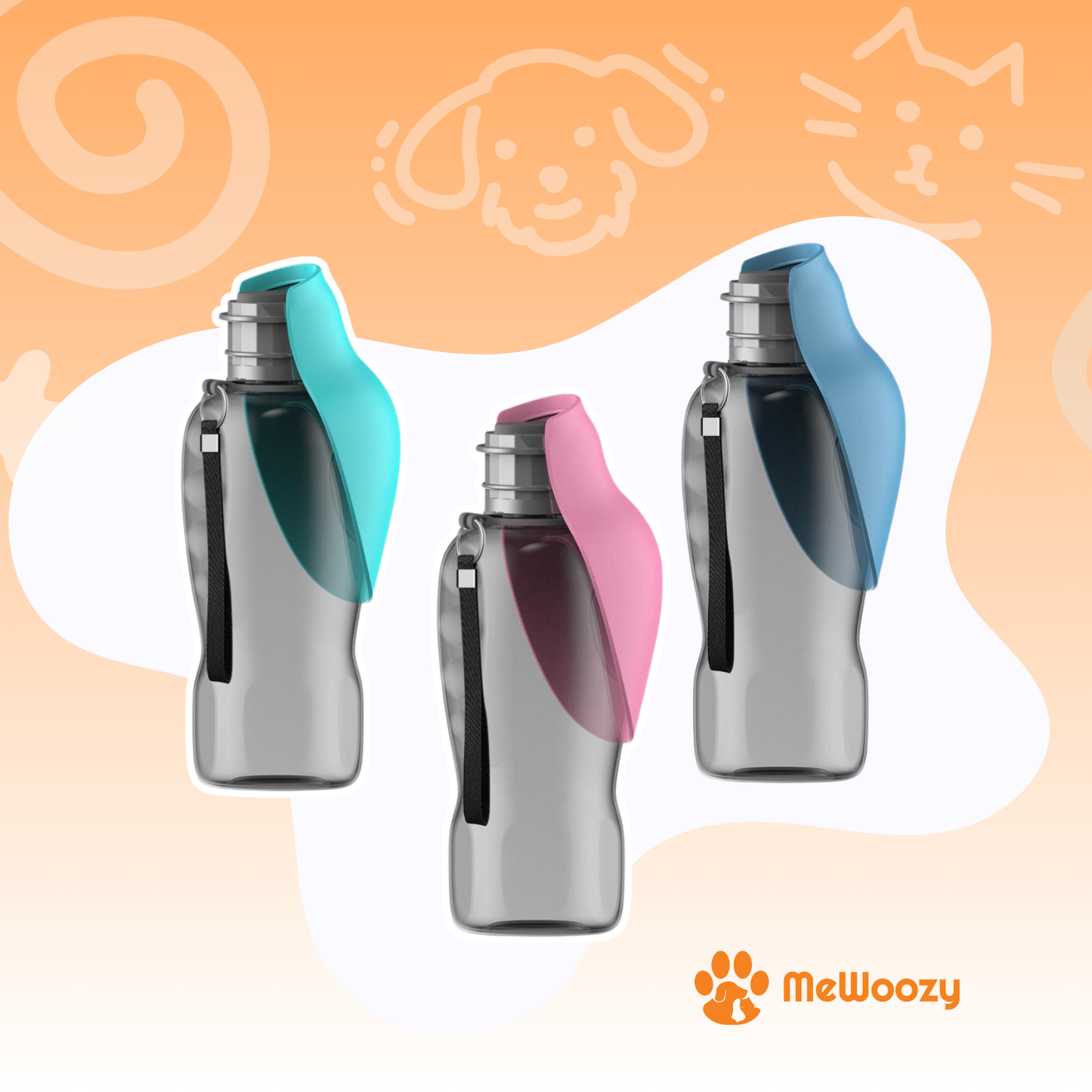 Honden Drinkfles 800ml – Voor Zorgeloos Water Mee Onderweg