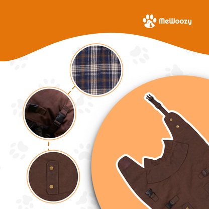 Waterdichte Hondenjas Met Flanel – Voor Droge Wandeldagen