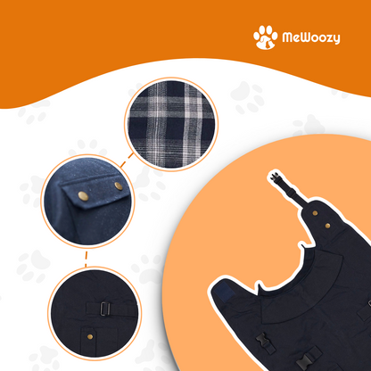 Waterdichte Hondenjas Met Flanelvoering – Voor Natte Wandelingen