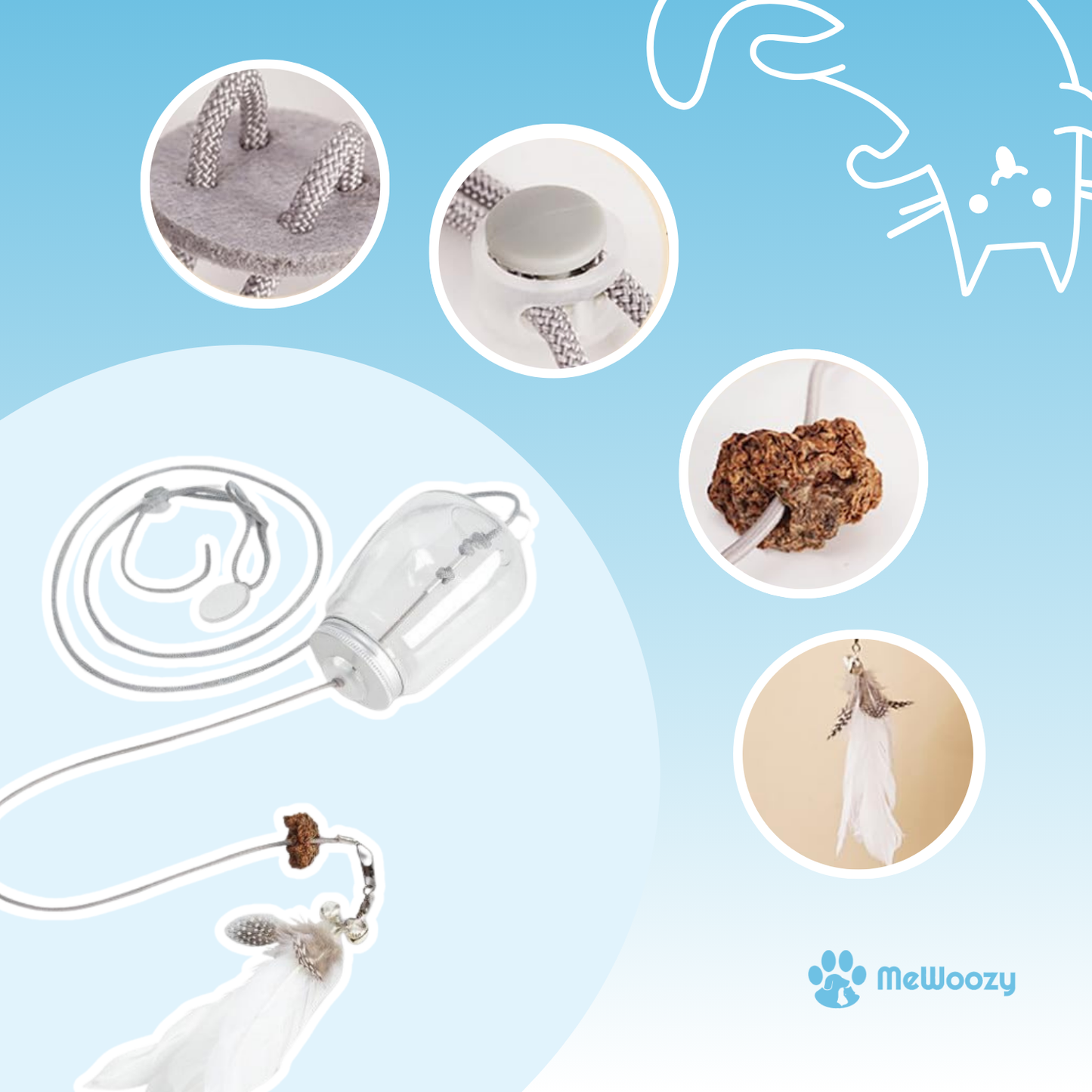 SnackSpeelhanger Voor Katten – Voor Actief Jachtplezier