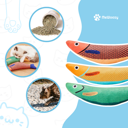 Kattenkicker Speelvis Met Kattenkruid – Voor Actief Jachtplezier