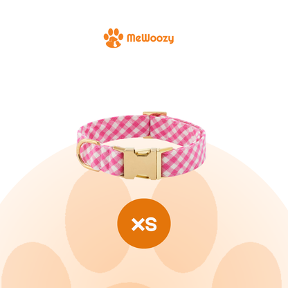 De halsband in maat XS, voor een nekomtrek van 8 tot 11 inch