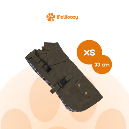 Waterdichte Hondenjas Met Flanelvoering – Voor Natte Wandelingen