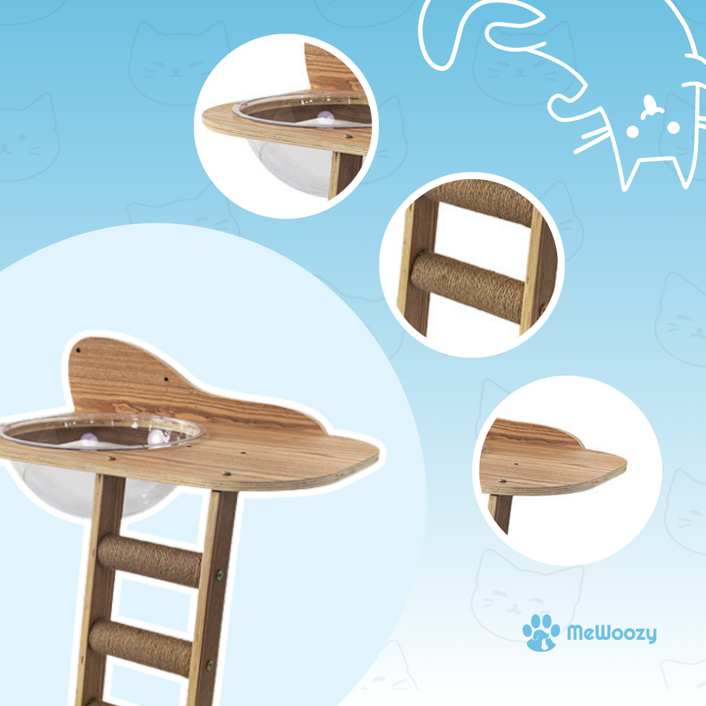 Wandklimset Voor Katten – Voor Hoogte En Binnenavontuur