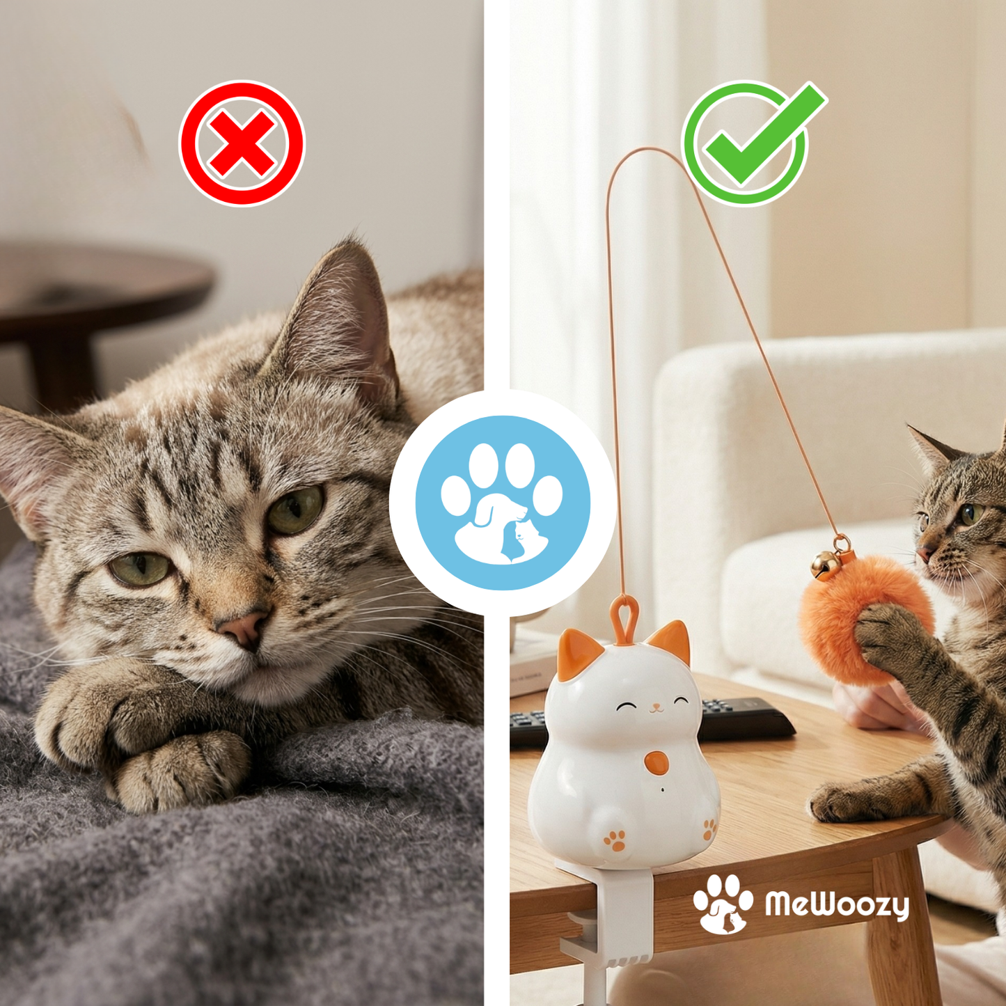 Interactieve Kattenbal – Voor Actief Jachtspel