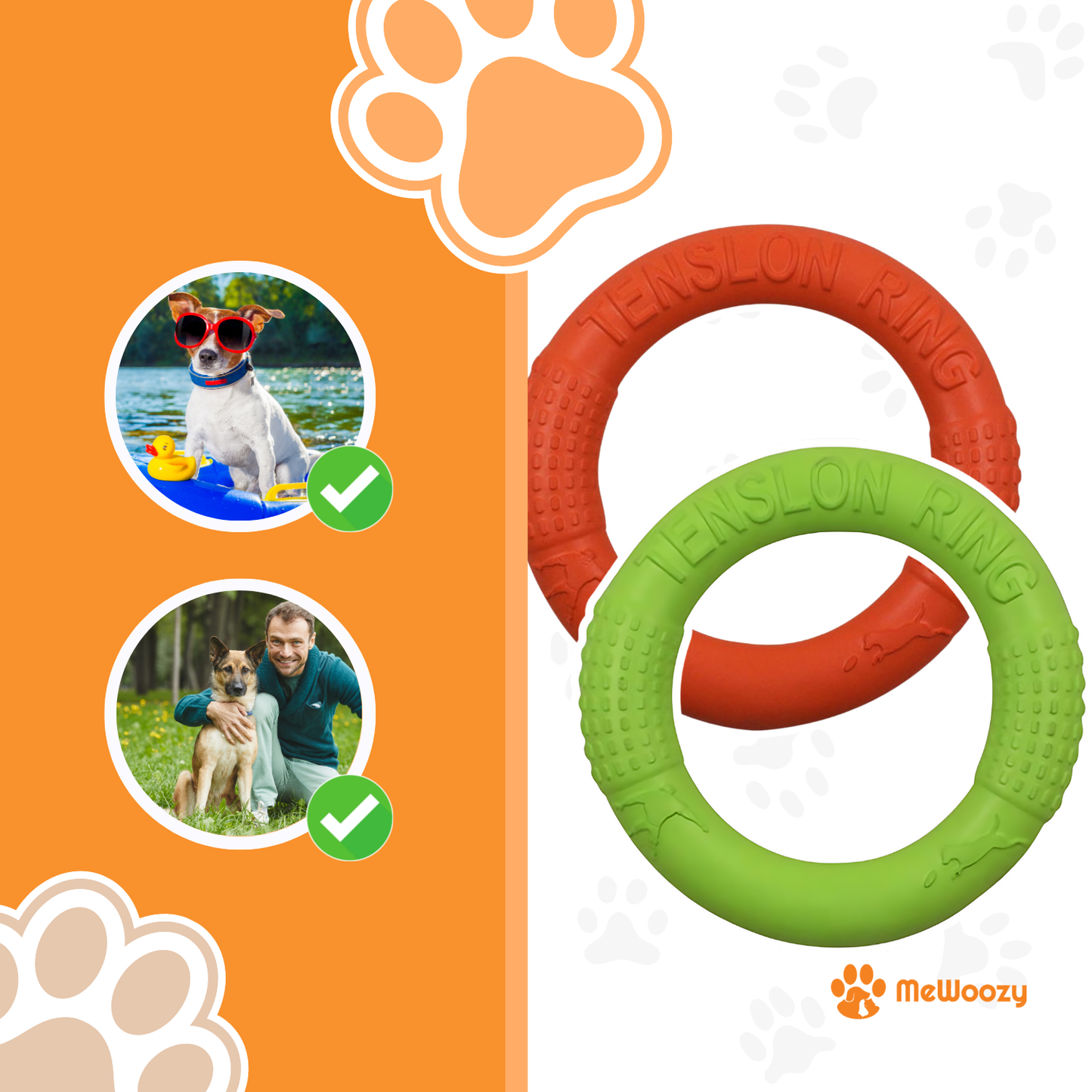 Gooi- En Kauwring Voor Honden – Voor Actief Spel Buiten
