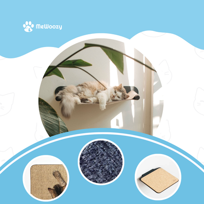 Kattenhangmat Voor Muurmontage – Voor Warm En Hoog Relaxen