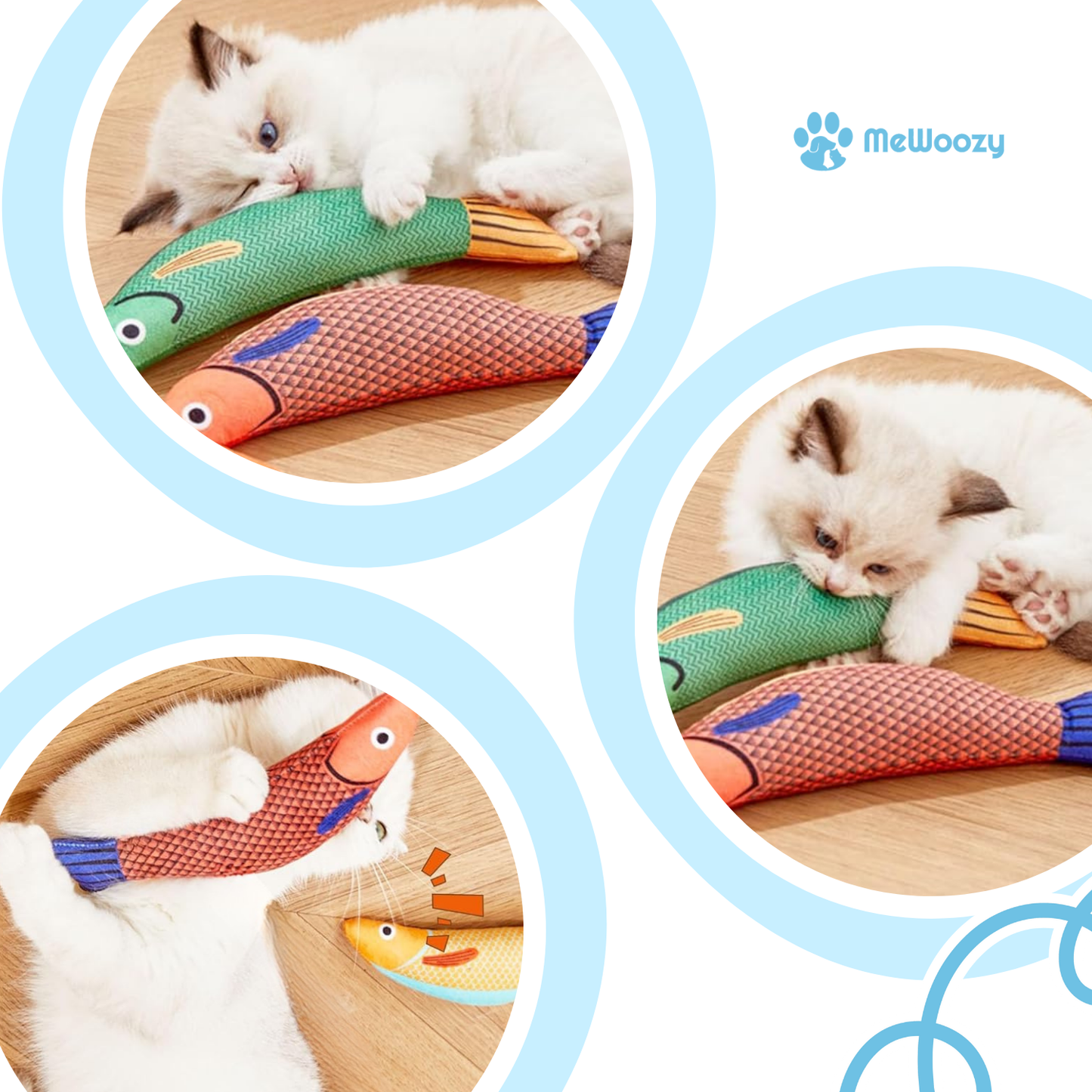 Kattenkicker Speelvis Met Kattenkruid – Voor Actief Jachtplezier