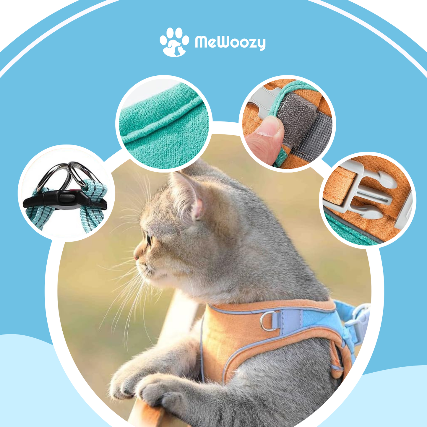 Kattenharnas Reflecterend En Zacht – Voor Comfort En Veiligheid