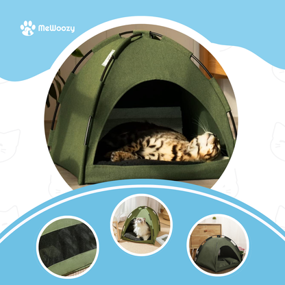 Koel Kattenzelt Van Ademend Stof – Voor Frisse Zomerplek