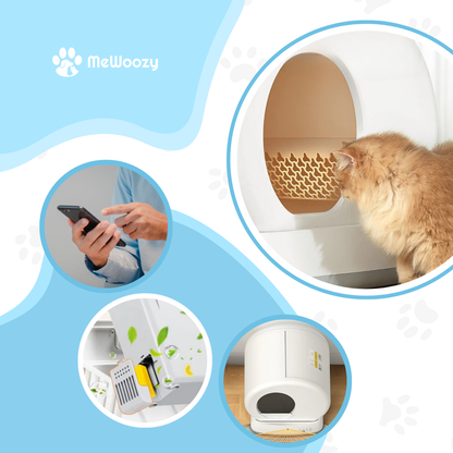 Zelfreinigende Kattenbak Met App – Voor Minder Geur Thuis