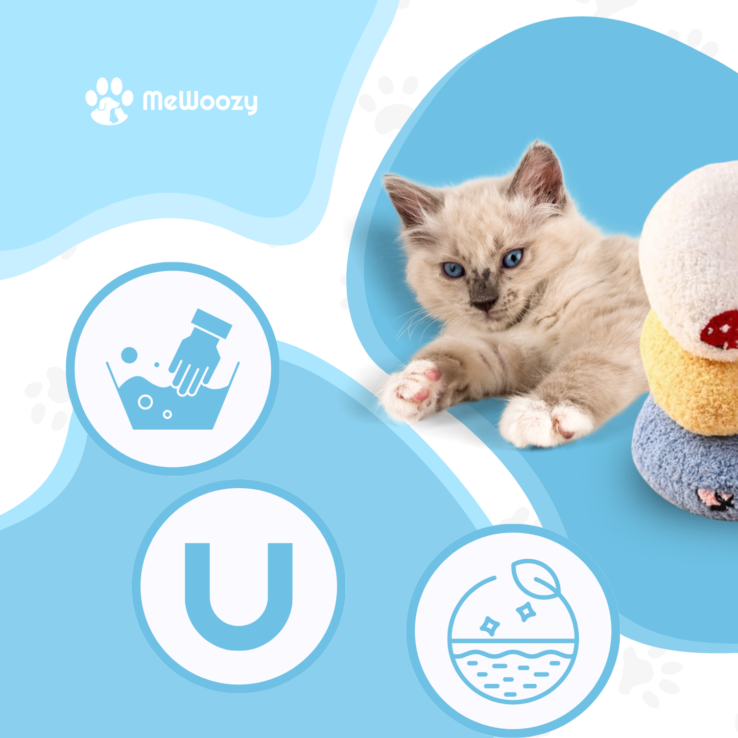 Kalmerend Kattenkussen U-Vorm – Voor Rust En Geborgenheid