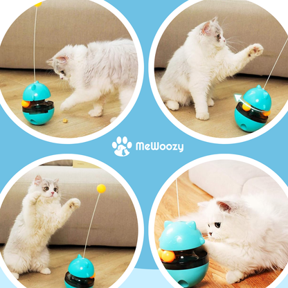 Wiebel Speelbal Voor Katten – Met Lekkernij En Veerpret