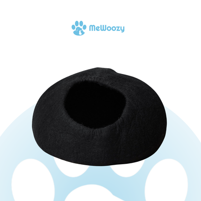 Wolvilt Kattenhuis Rond – Voor Warme En Knusse Rustplek