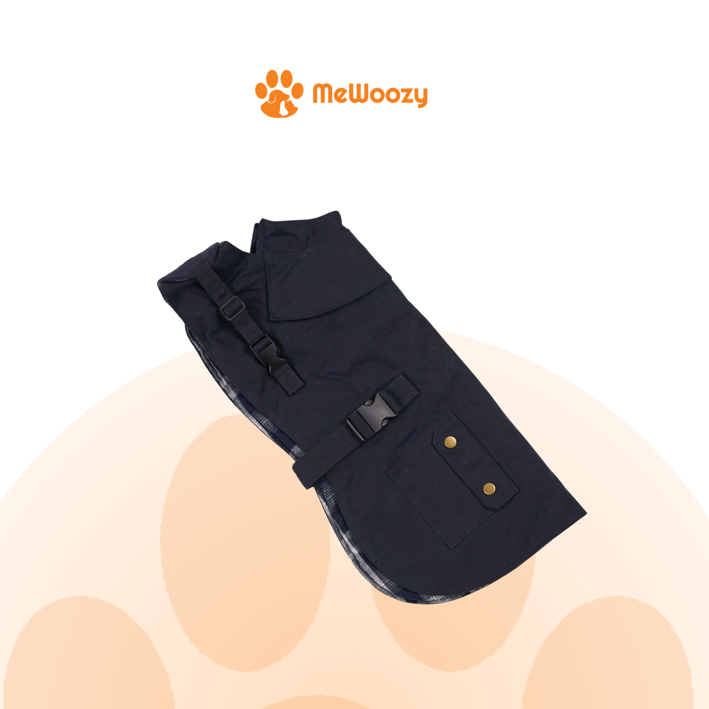Waterdichte Hondenjas Met Flanelvoering – Voor Natte Wandelingen