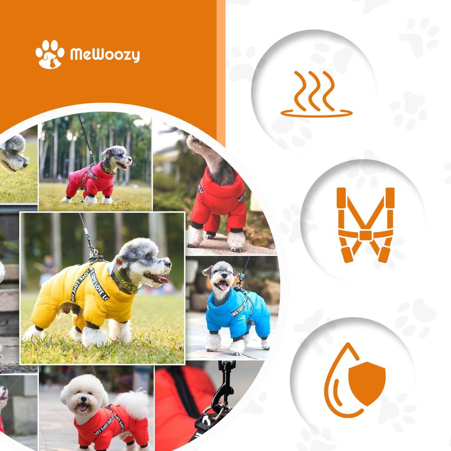 Winterjas Voor Honden – Met Warme En Waterdichte Bescherming