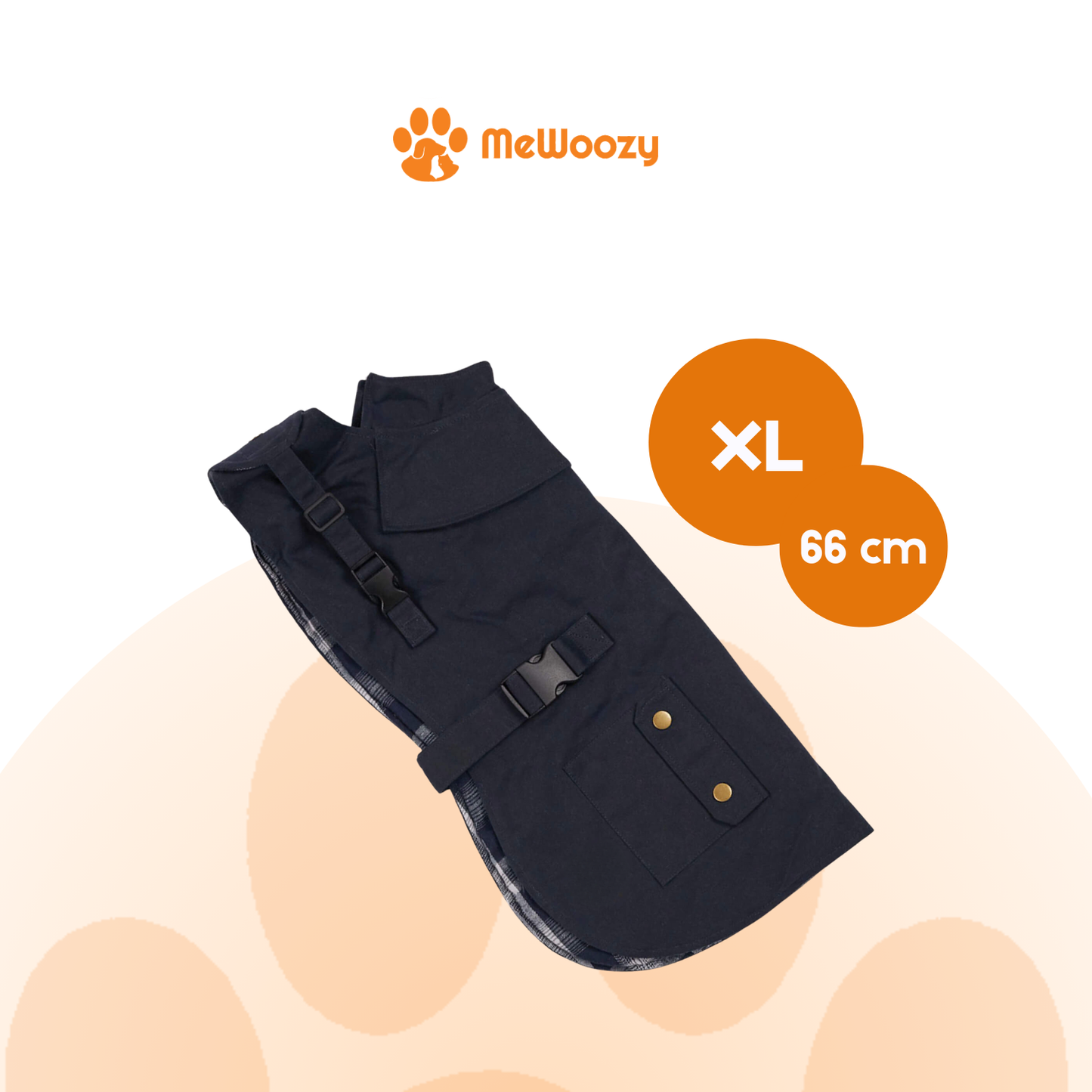 Waterdichte Hondenjas Met Flanelvoering – Voor Natte Wandelingen