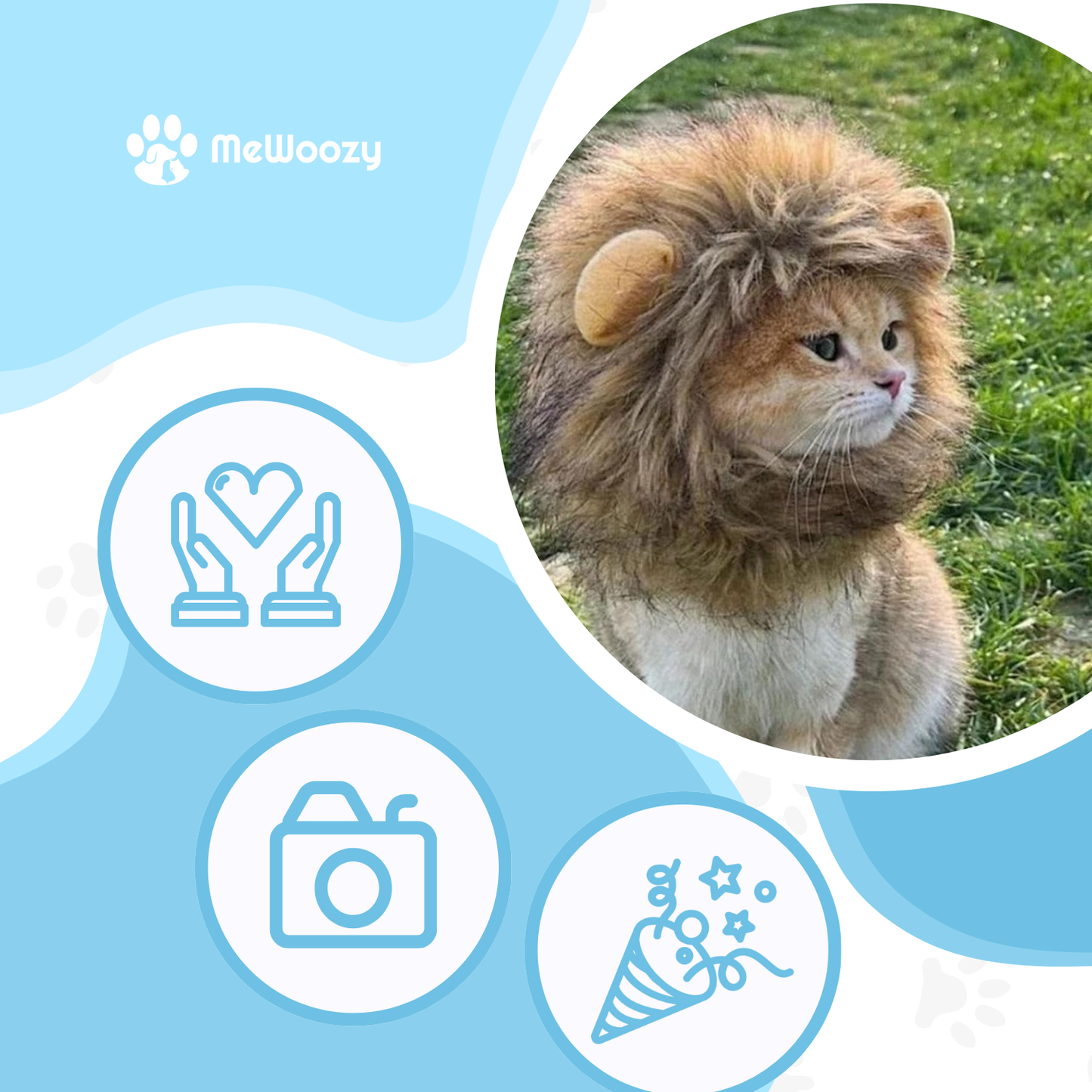 Leeuwenmanen Voor Katten – Voor Leuke Verkleedfoto's Thuis