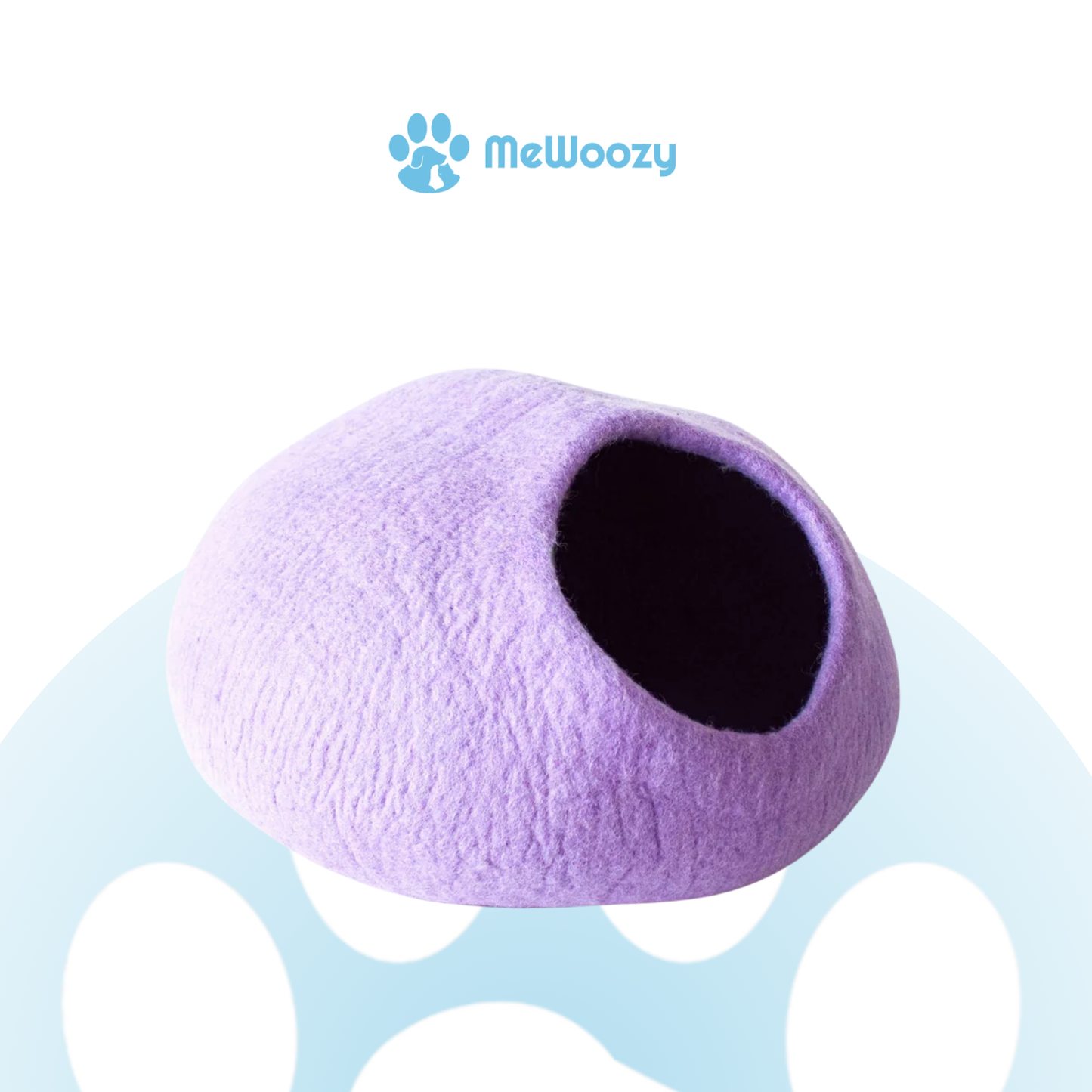 Wolvilt Kattenhuis Rond – Voor Warme En Knusse Rustplek