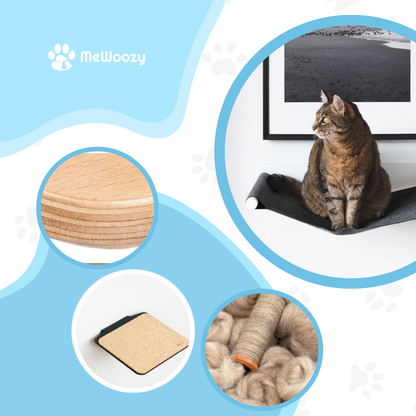 Kattenhangmat Voor Muurmontage – Voor Warm En Hoog Relaxen