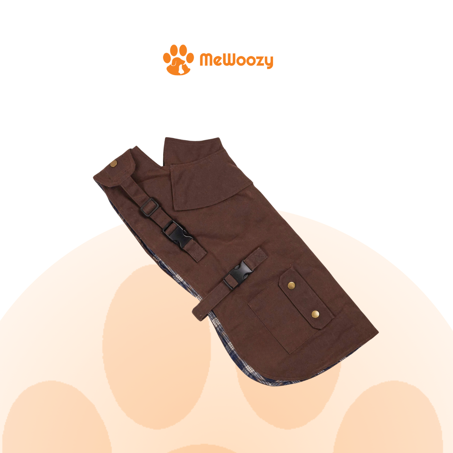 Waterdichte Hondenjas Met Flanel – Voor Droge Wandeldagen