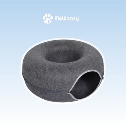 Cat Tunnel with Scratching Mat – For Playing and Sleeping