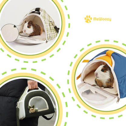 Knaagdier Draagtas Met Gaaspanelen – Voor Comfort Onderweg
