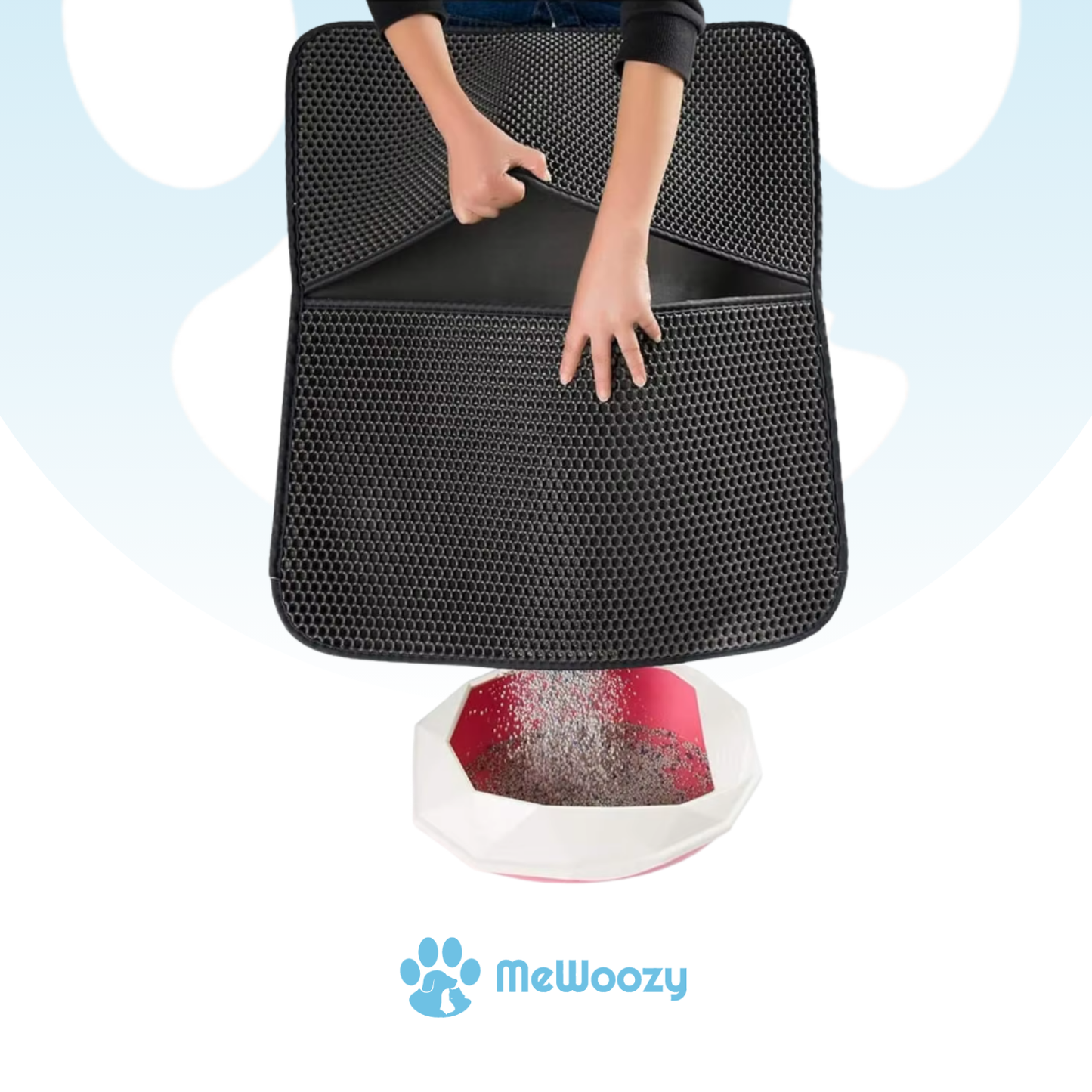 XL Kattenbak Mat Dubbel Laags – Voor Minder Korrels In Huis