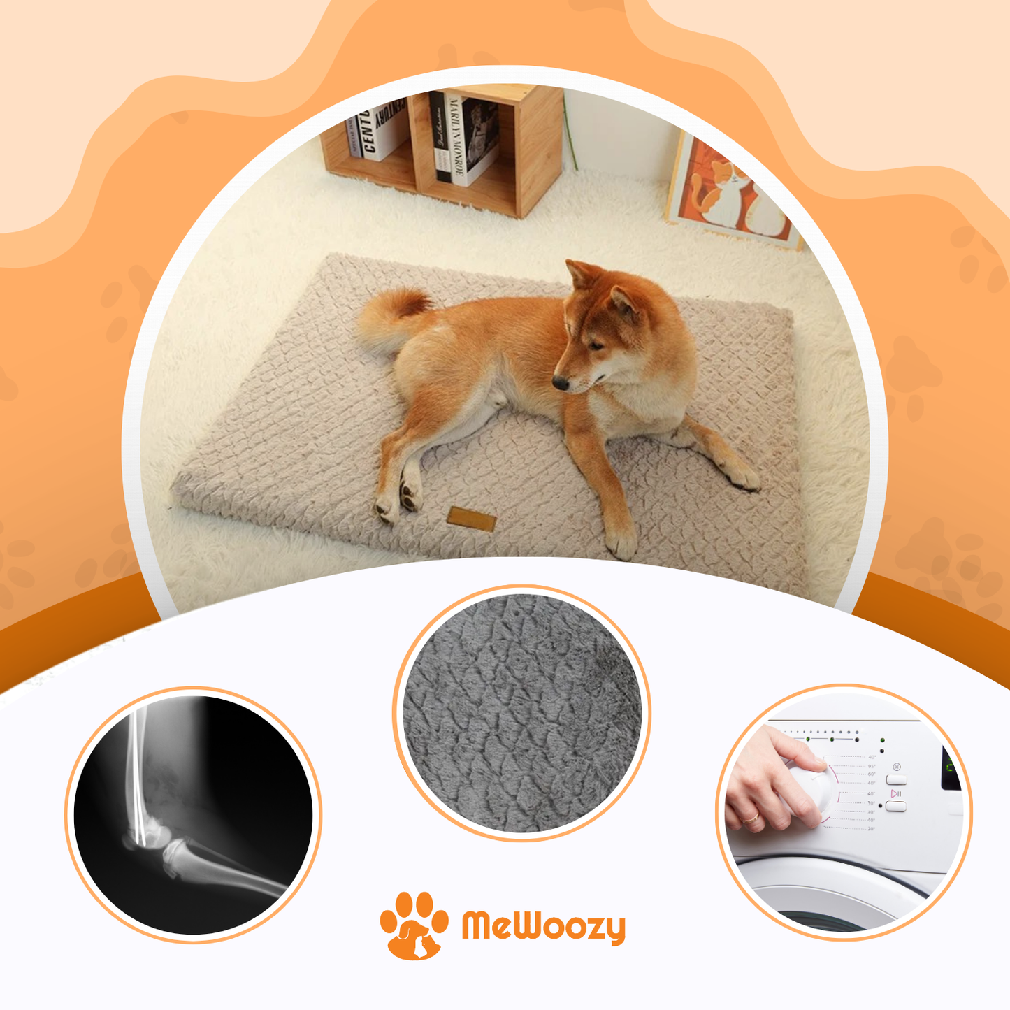 Orthopedisch Hondenkussen Met Hoes – Voor Stevige Ondersteuning