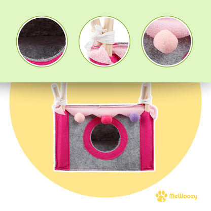 Hamstertent Met Hout En Fleece – Voor Knus En Koel Rustplekje