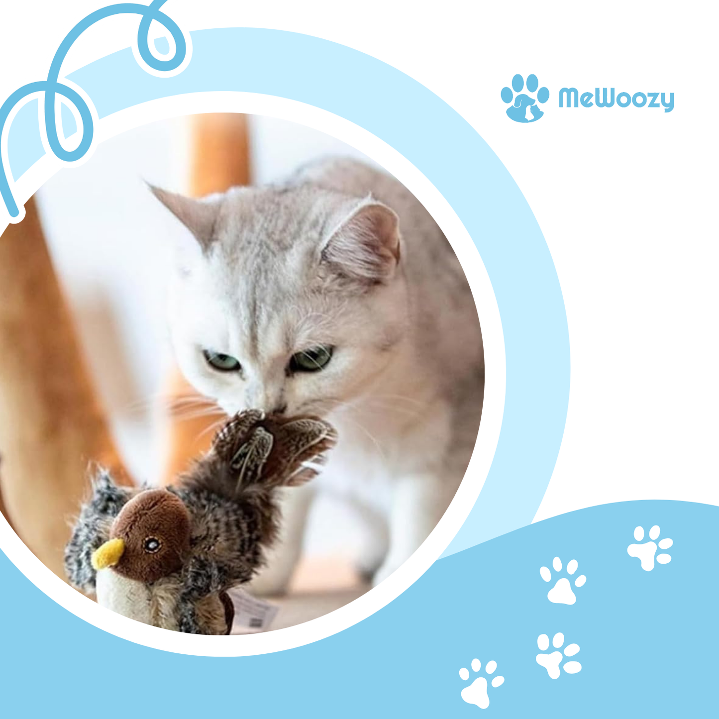 Kattenspeeltje Met Flappende Vleugels – Voor Actief Jachtplezier